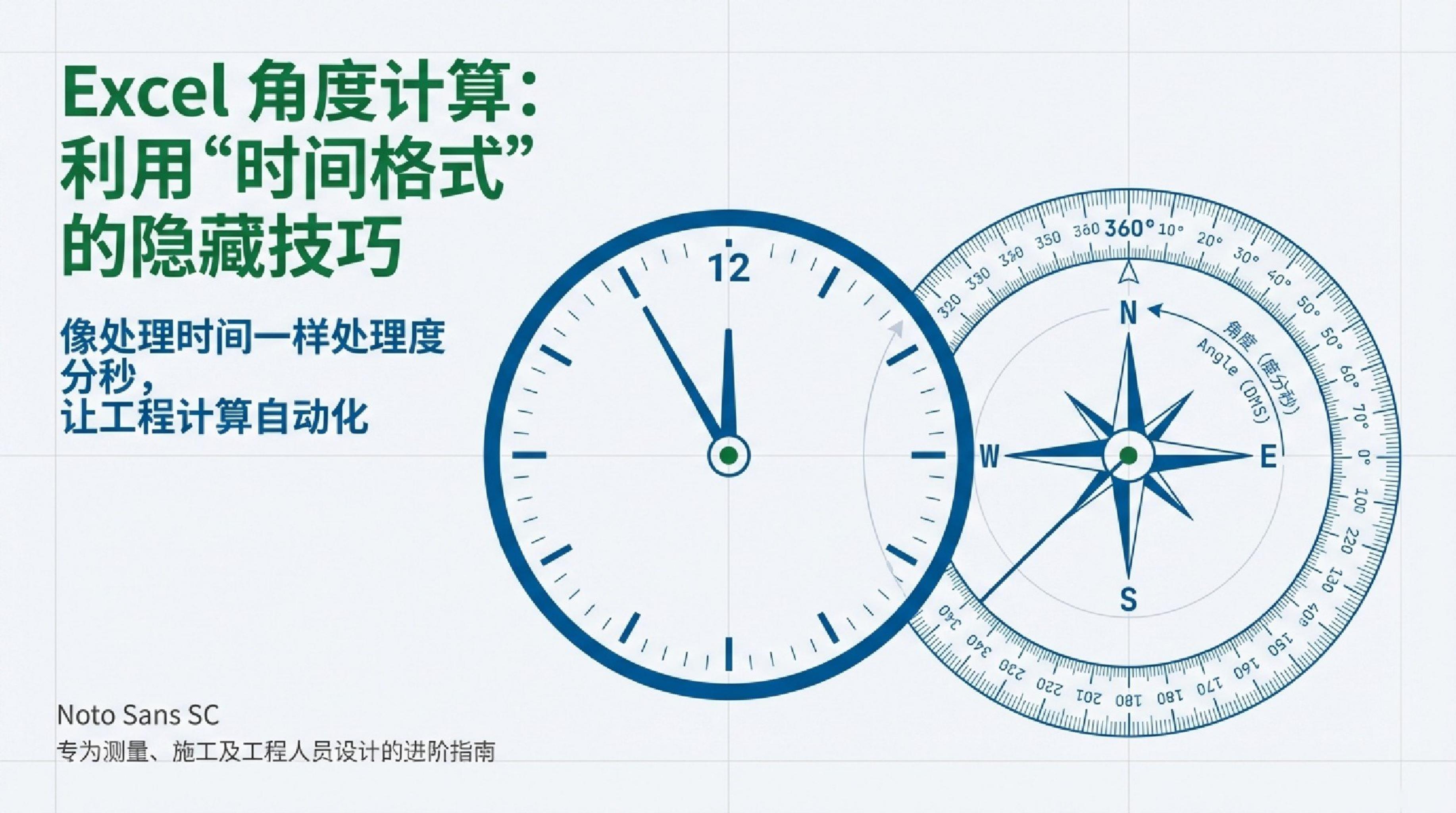 别再插符号了！这样输入角度，不仅快还能直接自动计算！-测量空间，经典老牌资源网站